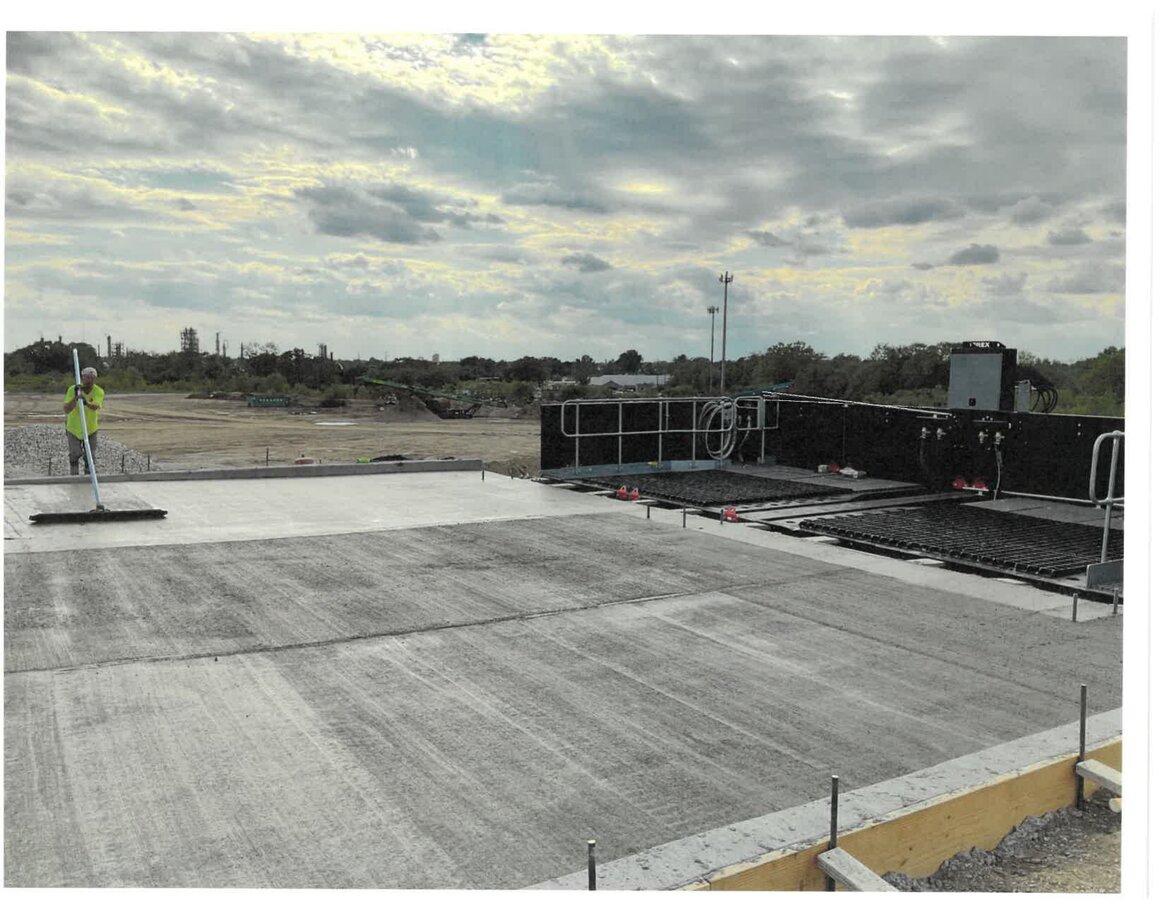 Blue Lake Concrete Pad Construction