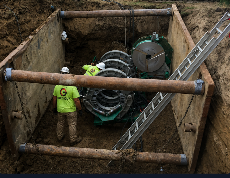CEG 30 Inch HDPE Pipe Fusion