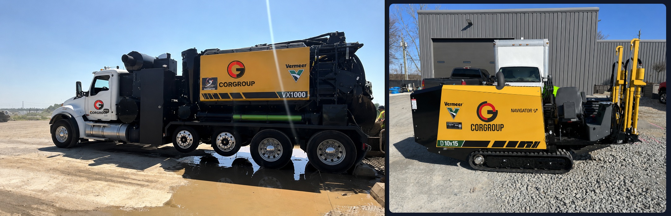CorGroup Equipment Fleet — VX1000 & D10x15